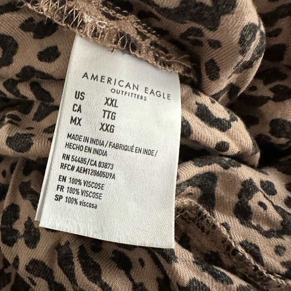American Eagle Cheetah Print Pants - Picture 3 of 3